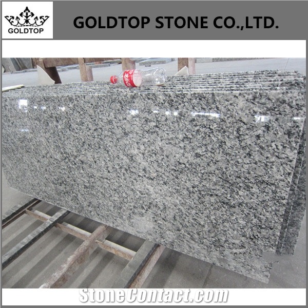 Spray Wave White Granite Countertop