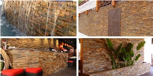 Multicolor Rust Slate Cultured Stone
