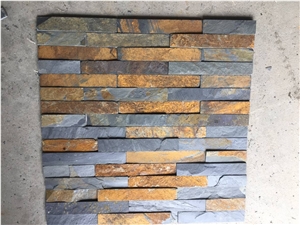 Multicolor Rust Slate Cultured Stone