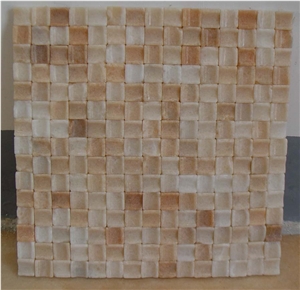 Sunset Red Marble Mosaic Tiles