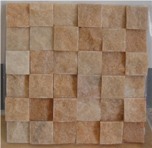 Sunset Red Marble Mosaic Tiles