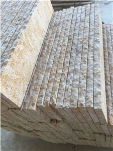 Yellow Limestone Natural Split Tumbled Ledge Walling Panels