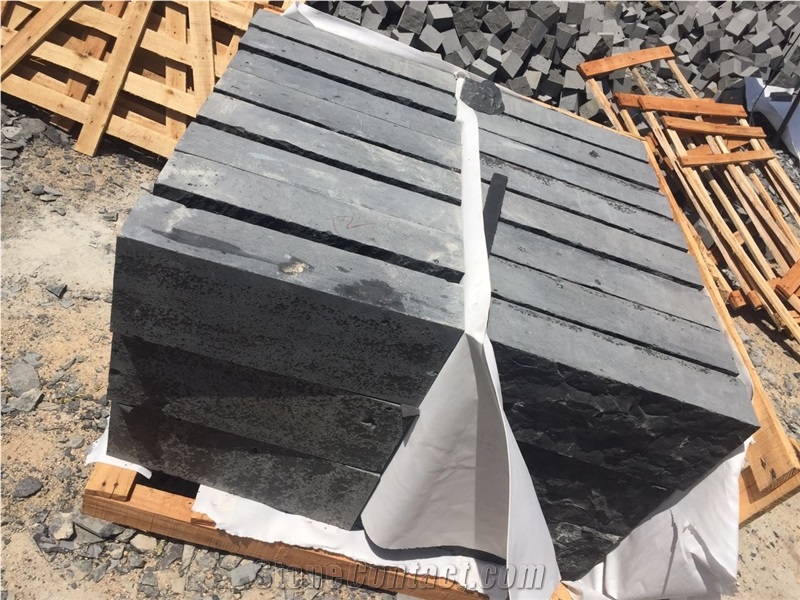 China Black Basalt Zhangpu Black Slabs&Tiles Wall