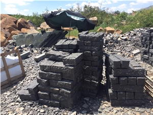 Zhangpu Black Basalt Floor Covering Paving Sets
