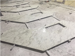 Andromeda White Granite Kitchen Countertop