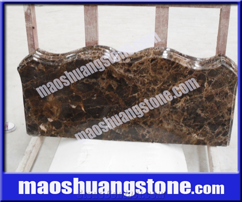 China Dark Emperador Polished Mable Stone