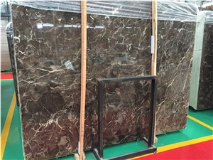 China Dark Emperador Polished Mable Stone