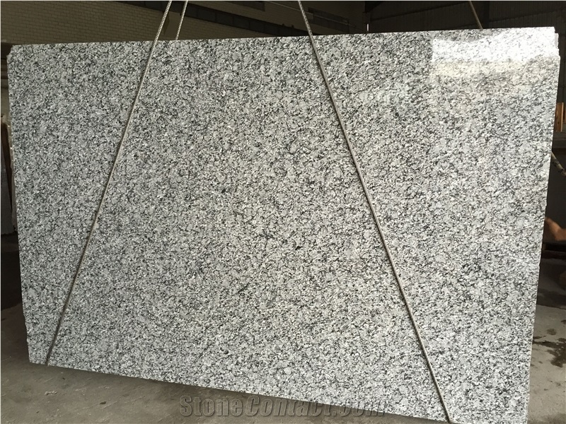 Wave White Granite, White Mist Granite Slab