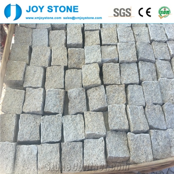 High Quality G682 Yellow Paving Cube Stone Paver