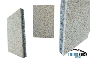 Giallo Cecilia Granite Backed Aluminum Honeycomb