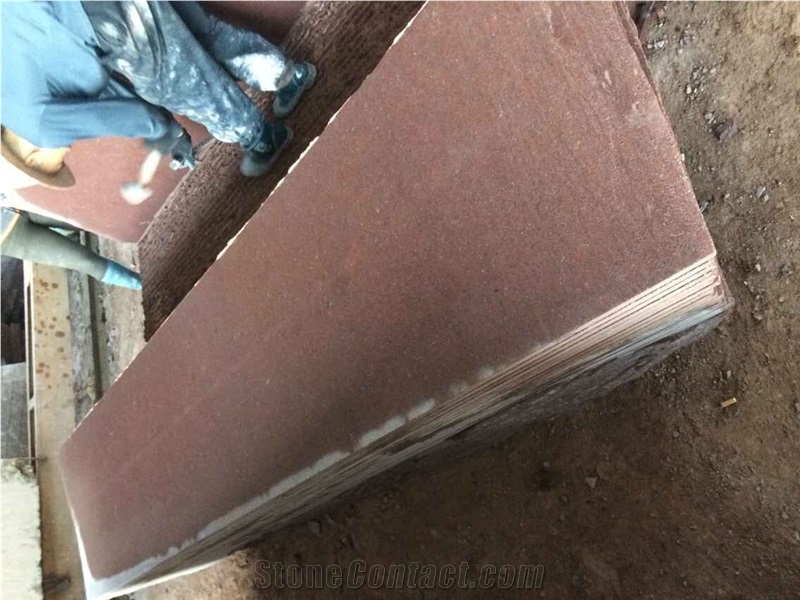 Red Shouning Porphyry Slabs