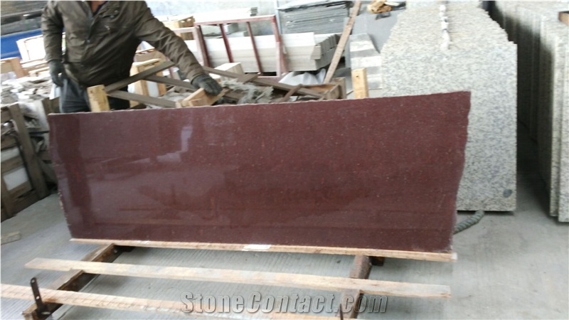 Red Shouning Porphyry Slabs