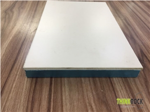 White Ceramic with Aluminum Honeycomb Backed Panel White Ceramic with Aluminum Honeycomb Backed Panel