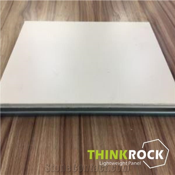 White Ceramic with Aluminum Honeycomb Backed Panel