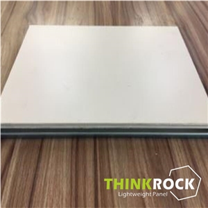 White Ceramic with Aluminum Honeycomb Backed Panel