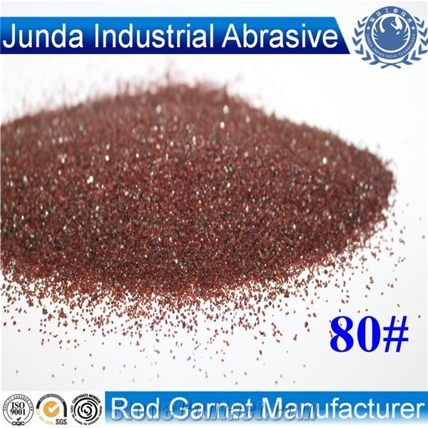 Natural Abrasive Water Jet Garnet Sand 80 Mesh