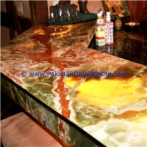 Beautiful Multi Green Onyx Countertops