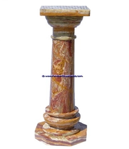 Cheap Price Multi Red Onyx Columns Pillars