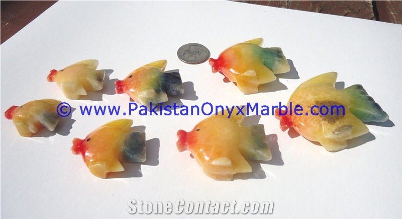Colored Patchwork Tukri Onyx Fish