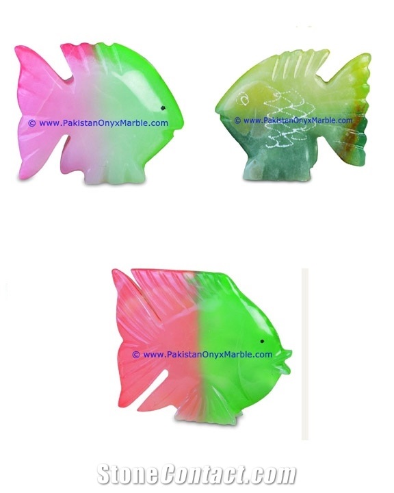 Colored Patchwork Tukri Onyx Fish
