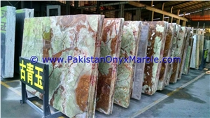 Dark Green Onyx Slab