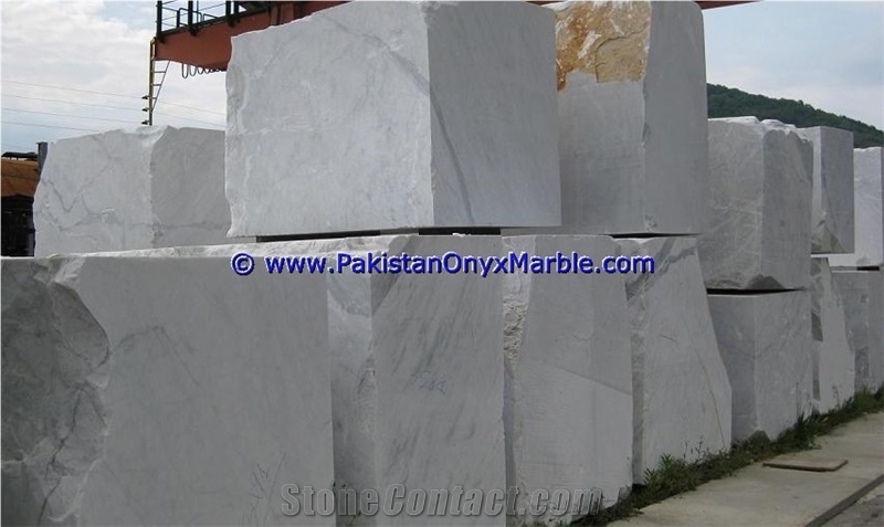 Fine Quality Natural Marble Blocks Ziarat Gray
