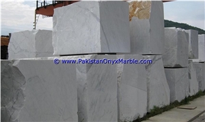 Fine Quality Natural Marble Blocks Ziarat Gray