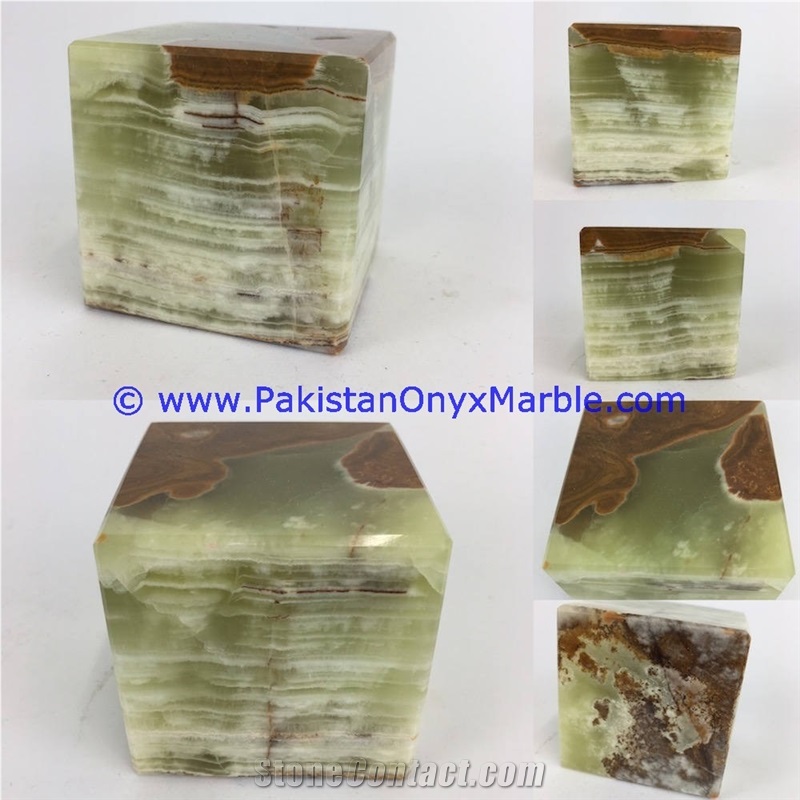 Green Onyx Cube