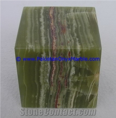 Green Onyx Cube