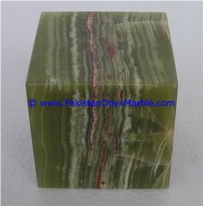 Green Onyx Cube