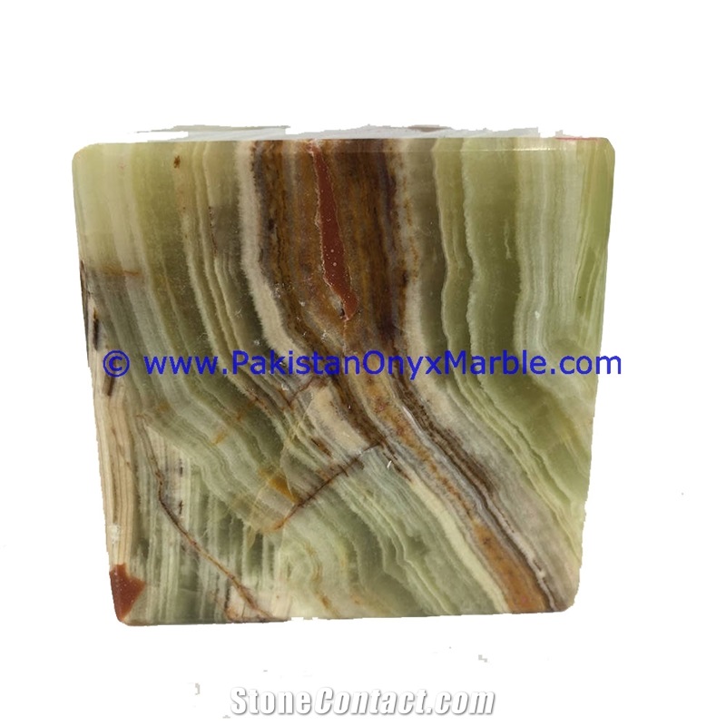 Green Onyx Cube