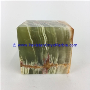 Green Onyx Cube