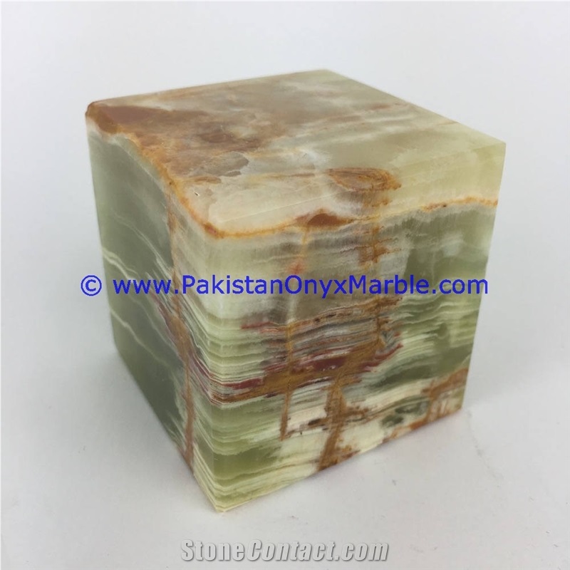Green Onyx Cube