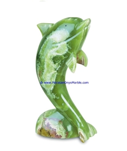 Green Onyx Dolphins Fish