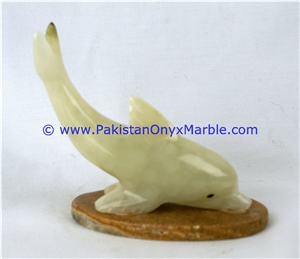Green Onyx Dolphins Fish