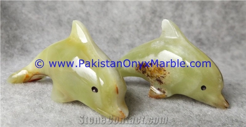Green Onyx Dolphins Fish