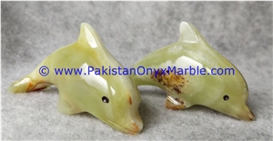 Green Onyx Dolphins Fish
