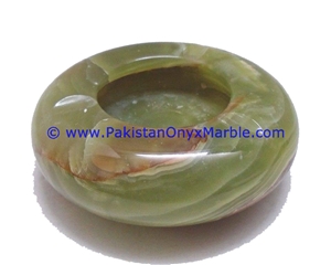 Green Onyx Handcarved Cigar Ashtrays