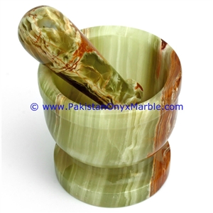 Green Onyx Mortar & Pestles
