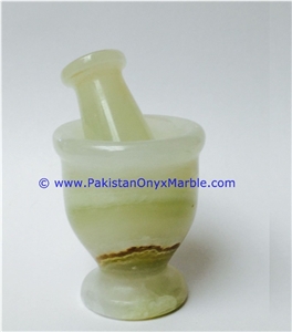 Green Onyx Mortar & Pestles