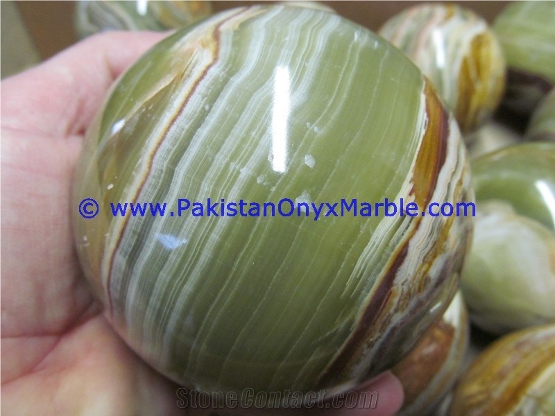 Green Onyx Sphere Round Ball Room Home Decor