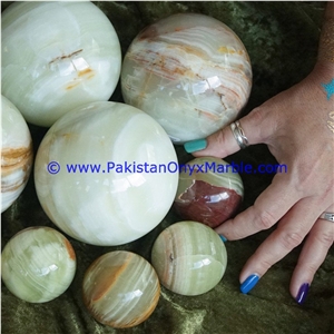 Green Onyx Sphere Round Ball Room Home Decor