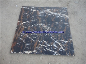 High Quality Marble Tiles Black and Gold
