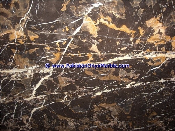 High Quality Marble Tiles Black and Gold