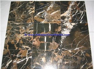 High Quality Marble Tiles Black and Gold