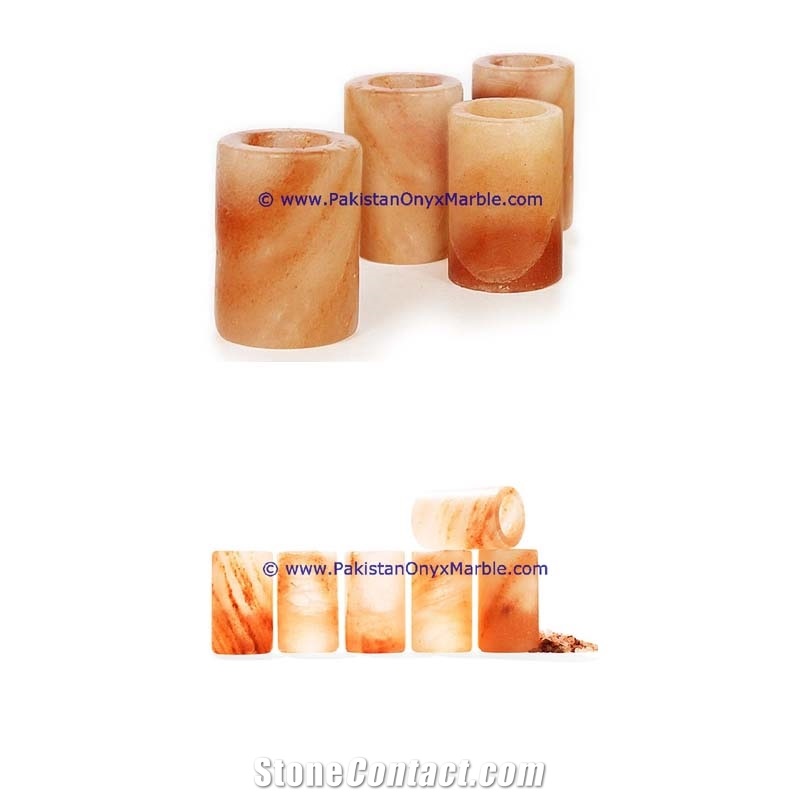 Himalayan Salt Shot Glasses Cups Handcrafted