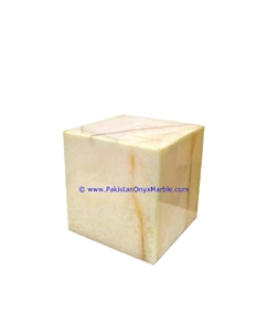 Light Green Onyx Cube Light Green Onyx Cube