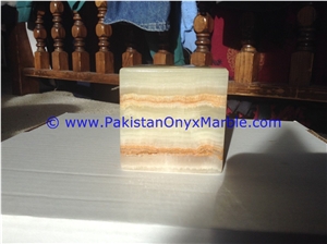 Light Green Onyx Cube