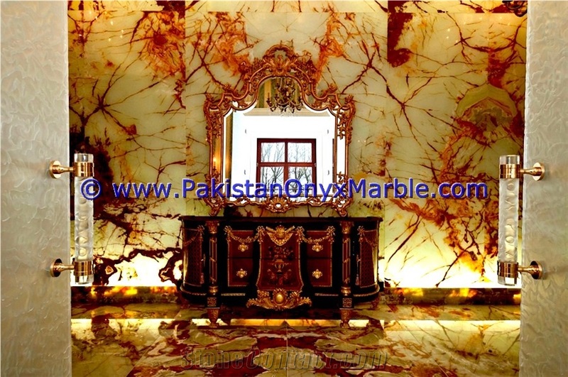 Light Green Onyx Marble Beautiful Counter
