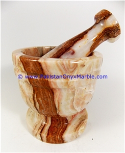 Light Green Onyx Mortar & Pestles
